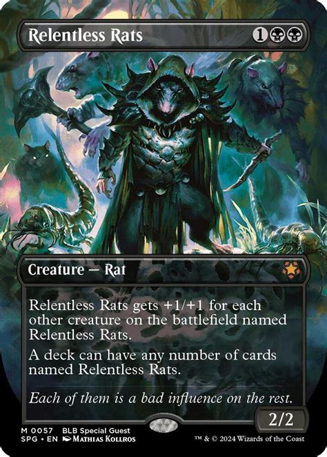 you may have any number mtg|Relentless Rats .